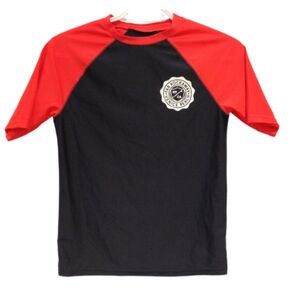 3/$20 🏷 Old Navy Navy & Red Swim Shirt Size 10/12